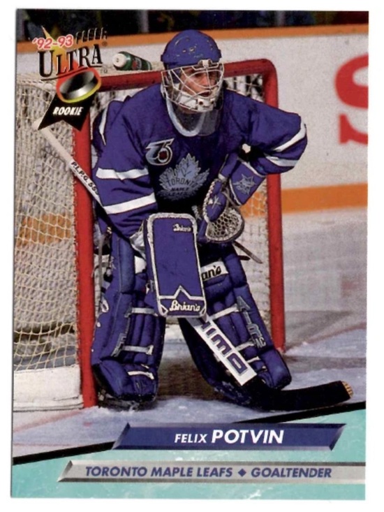 Fleer Ultra Other - Felix Potvin 1992/93 Fleer Ultra Toronto Maple Leafs Hockey Card